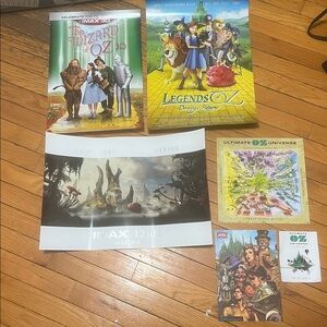 Wizard of OZ 4 Movie Poster Bundle 75th Ann, Legends & Great Powerful NEW ORIGIN